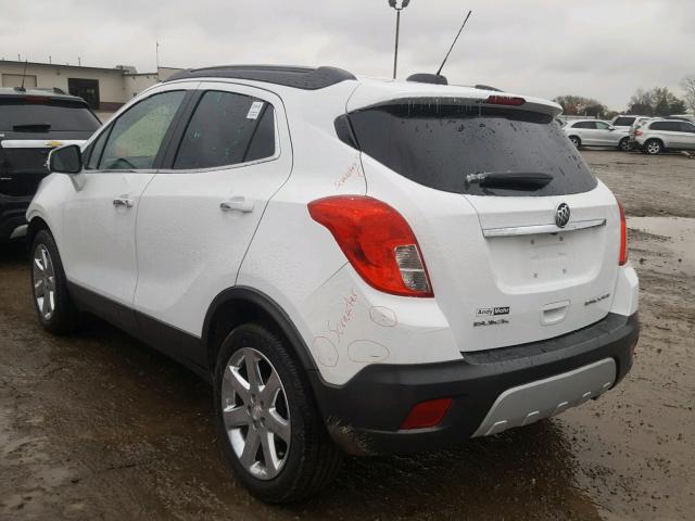 KL4CJCSB0GB583351 - 2016 BUICK ENCORE WHITE photo 3