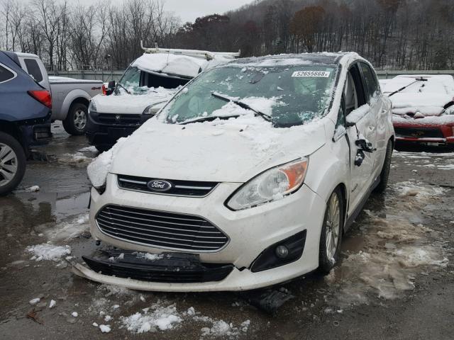 1FADP5BU9DL552228 - 2013 FORD C-MAX SEL WHITE photo 2