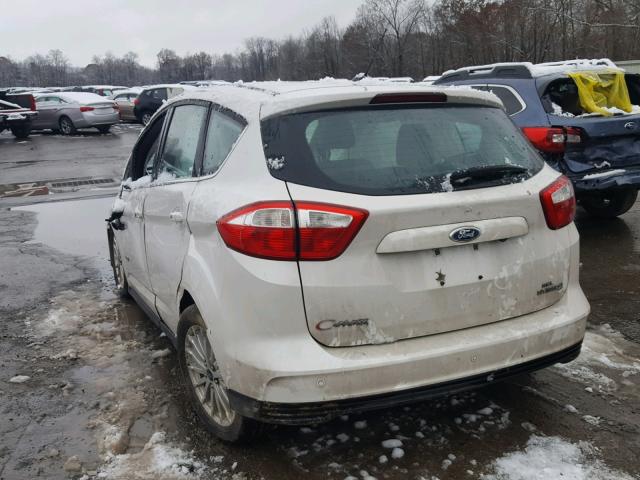 1FADP5BU9DL552228 - 2013 FORD C-MAX SEL WHITE photo 3