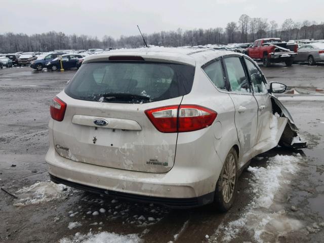 1FADP5BU9DL552228 - 2013 FORD C-MAX SEL WHITE photo 4