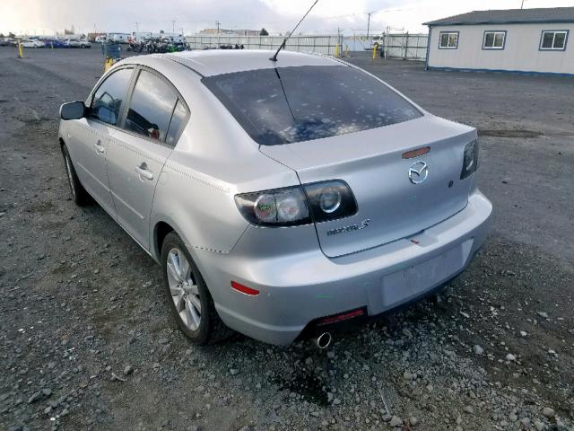 JM1BK12F781821175 - 2008 MAZDA 3 I SILVER photo 3