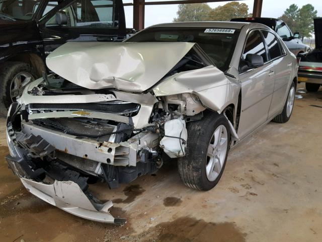 1G1ZB5E12BF218823 - 2011 CHEVROLET MALIBU LS GOLD photo 2