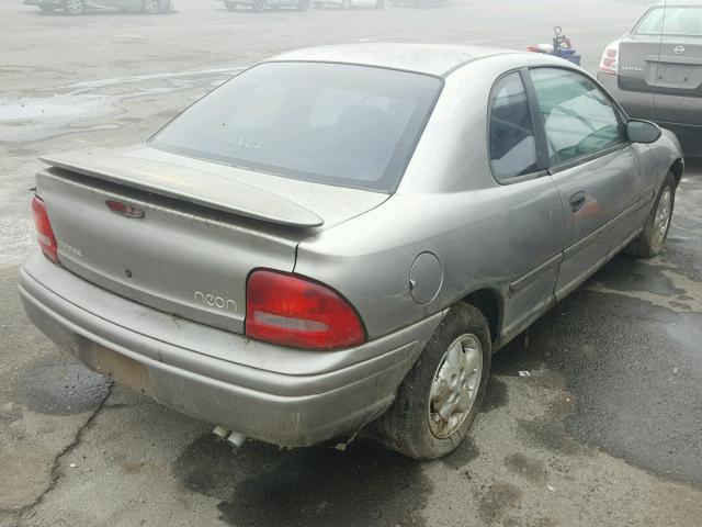 1B3ES42Y8WD704489 - 1998 DODGE NEON HIGHL SILVER photo 4