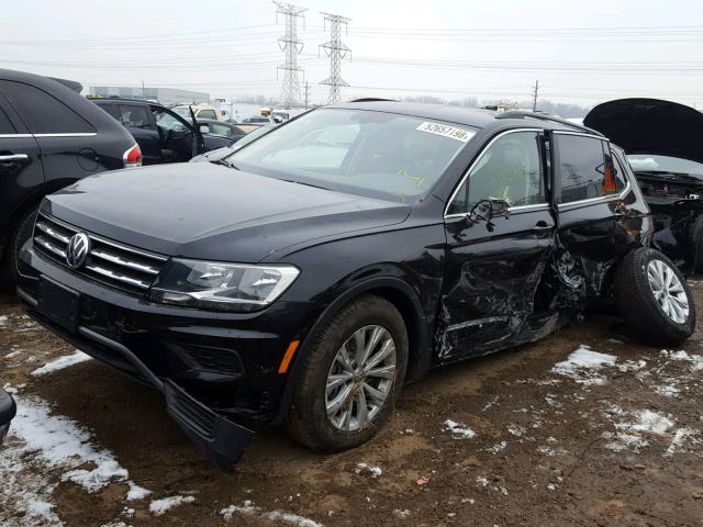 3VV2B7AX9JM167464 - 2018 VOLKSWAGEN TIGUAN SE BLACK photo 2