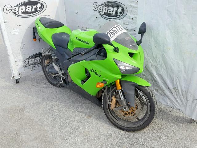 JKBZXJC116A033997 - 2006 KAWASAKI ZX636 C1 GREEN photo 1