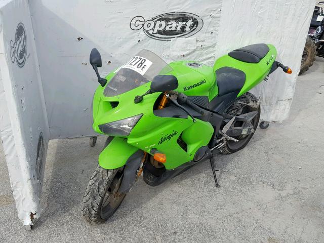 JKBZXJC116A033997 - 2006 KAWASAKI ZX636 C1 GREEN photo 2