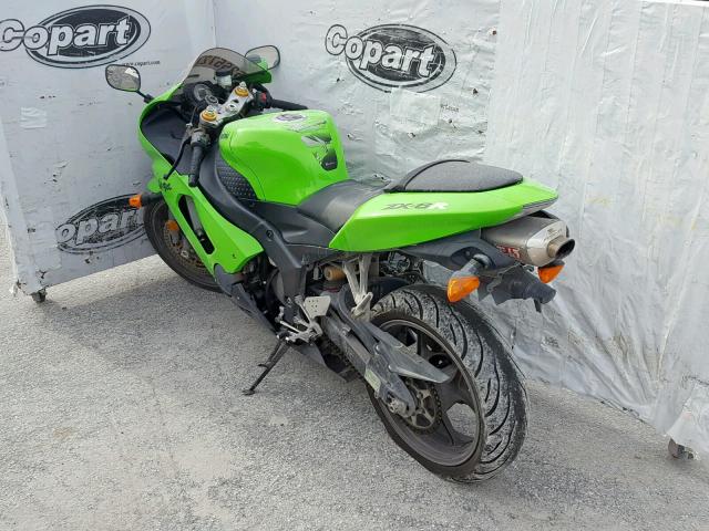 JKBZXJC116A033997 - 2006 KAWASAKI ZX636 C1 GREEN photo 3