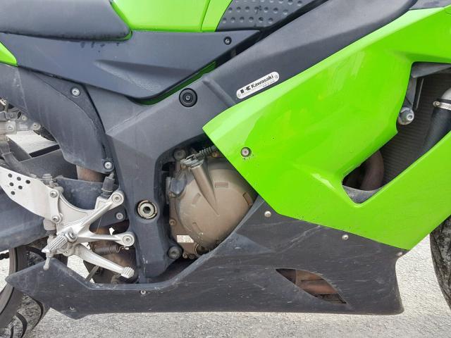 JKBZXJC116A033997 - 2006 KAWASAKI ZX636 C1 GREEN photo 9