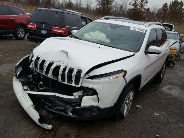 1C4PJMCS3FW773549 - 2015 JEEP CHEROKEE L WHITE photo 2