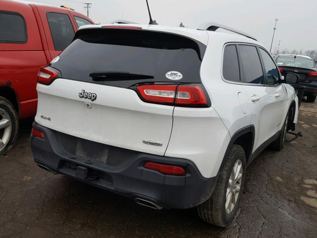 1C4PJMCS3FW773549 - 2015 JEEP CHEROKEE L WHITE photo 4