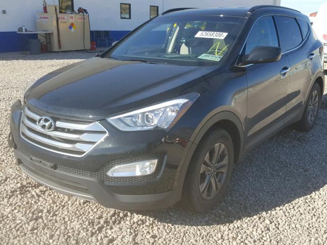 5XYZUDLB1GG374234 - 2016 HYUNDAI SANTA FE S BLACK photo 2