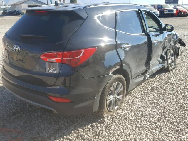 5XYZUDLB1GG374234 - 2016 HYUNDAI SANTA FE S BLACK photo 4