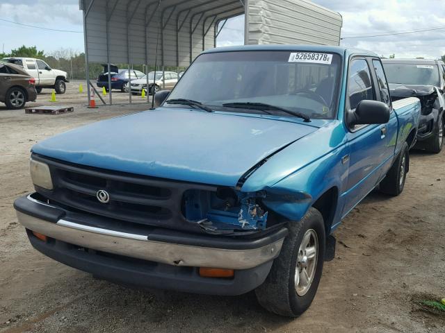 4F4CR16A0TTM46295 - 1996 MAZDA B2300 CAB BLUE photo 2