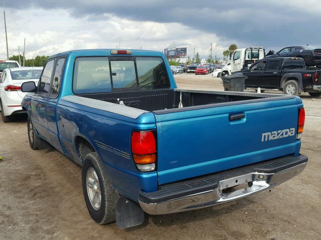 4F4CR16A0TTM46295 - 1996 MAZDA B2300 CAB BLUE photo 3