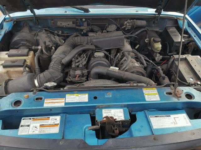 4F4CR16A0TTM46295 - 1996 MAZDA B2300 CAB BLUE photo 7