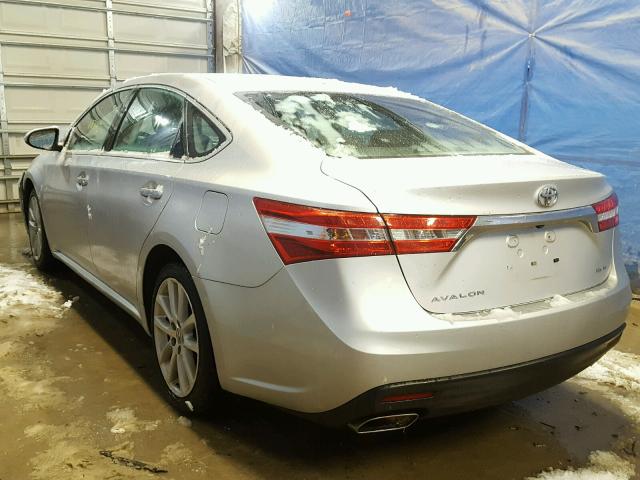 4T1BK1EBXDU059893 - 2013 TOYOTA AVALON BAS SILVER photo 3