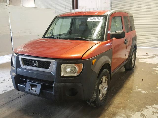 5J6YH28573L029919 - 2003 HONDA ELEMENT EX ORANGE photo 2