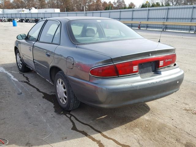 2G4WS52J641182896 - 2004 BUICK CENTURY CU GRAY photo 3