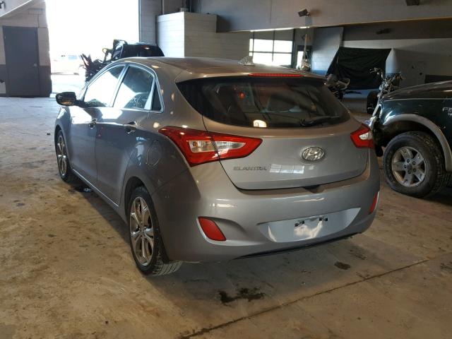 KMHD35LH5EU160278 - 2014 HYUNDAI ELANTRA GT SILVER photo 3