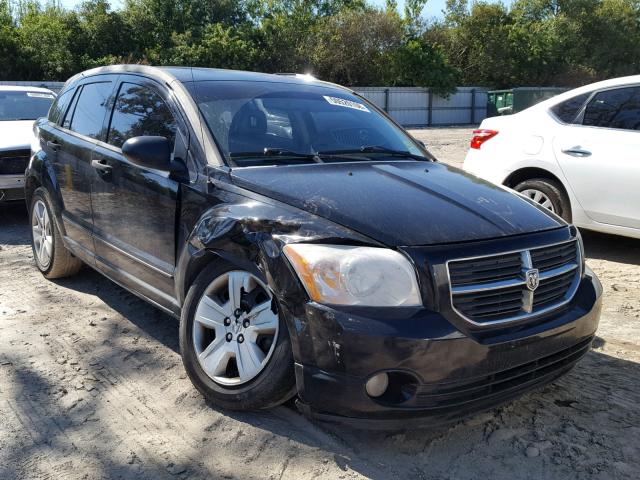 1B3HB48B07D521489 - 2007 DODGE CALIBER SX BLACK photo 1