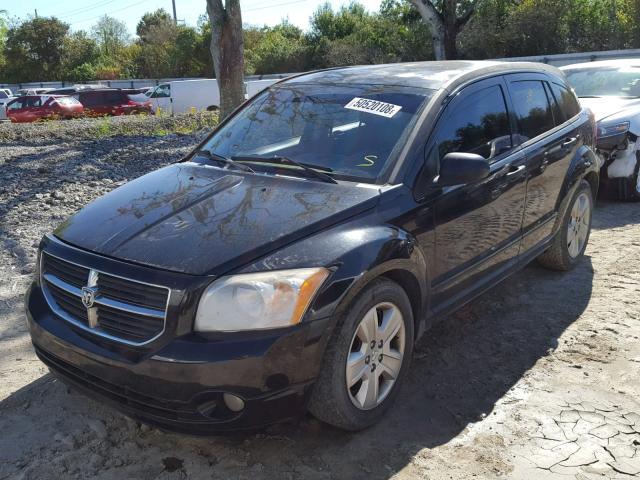 1B3HB48B07D521489 - 2007 DODGE CALIBER SX BLACK photo 2