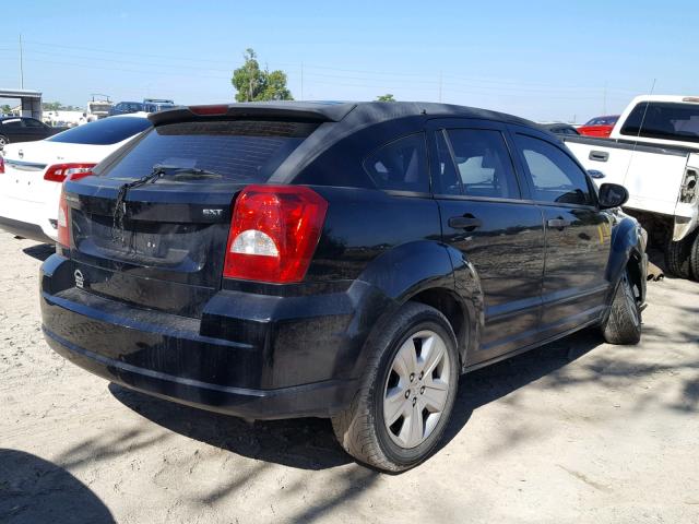 1B3HB48B07D521489 - 2007 DODGE CALIBER SX BLACK photo 4