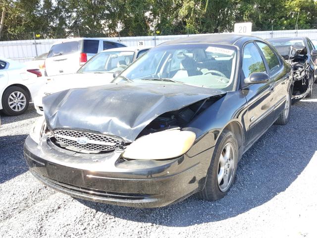 1FAFP55U52A148100 - 2002 FORD TAURUS SES BLACK photo 2