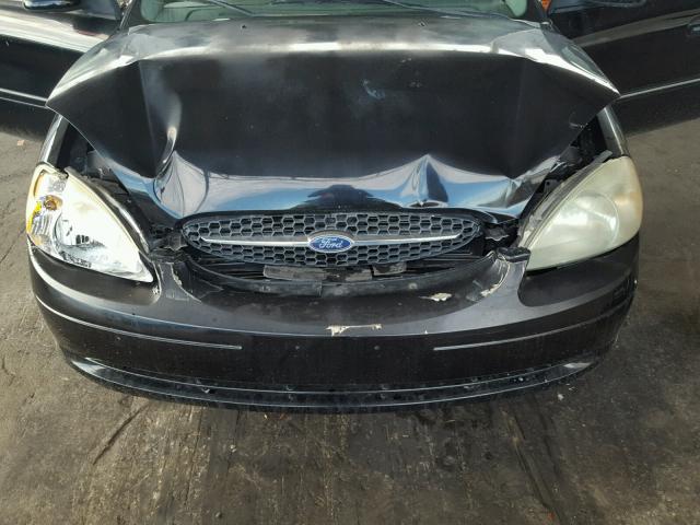 1FAFP55U52A148100 - 2002 FORD TAURUS SES BLACK photo 7