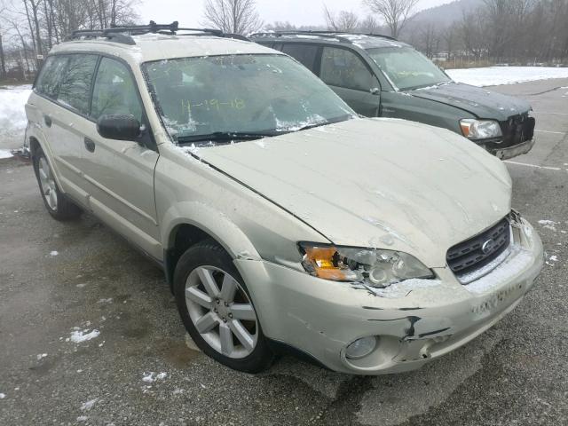 4S4BP61C677337401 - 2007 SUBARU LEGACY OUT TAN photo 1