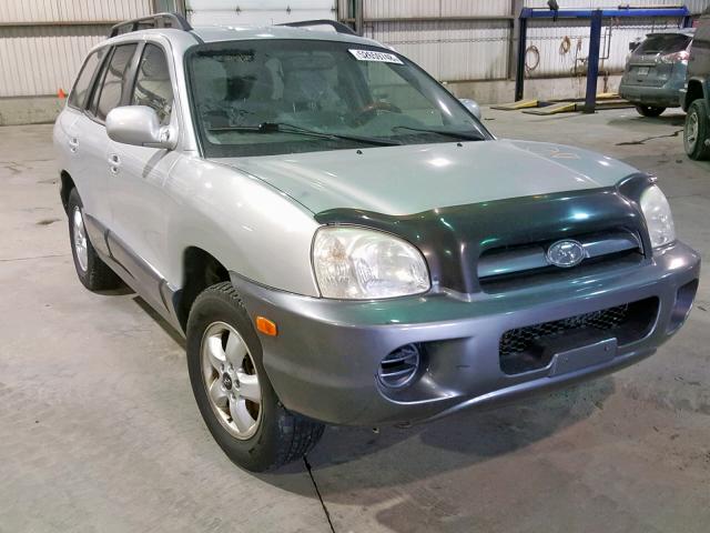 KM8SB12B46U103748 - 2006 HYUNDAI SANTA FE SILVER photo 1