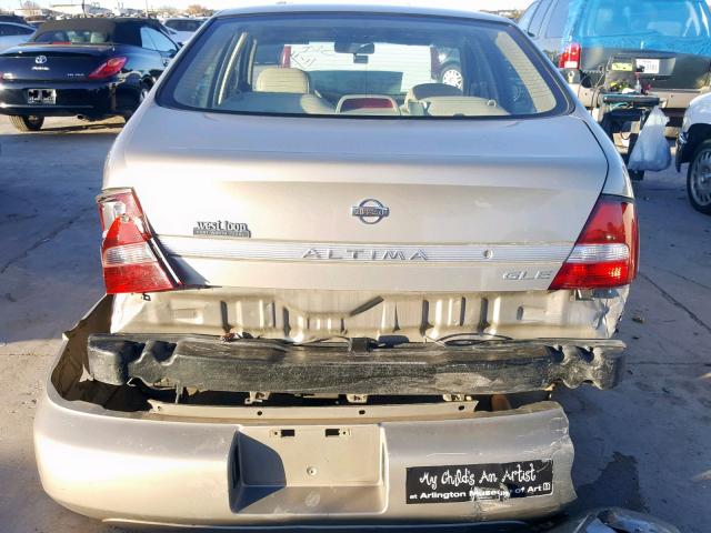 1N4DL01A01C136179 - 2001 NISSAN ALTIMA GXE TAN photo 9