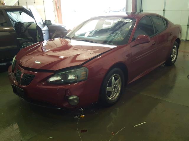 2G2WS522441217646 - 2004 PONTIAC GRAND PRIX მუქწითელი ფოტო 2