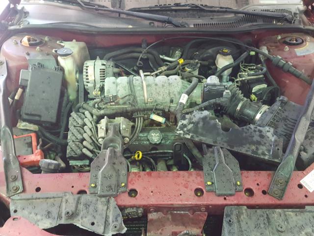 2G2WS522441217646 - 2004 PONTIAC GRAND PRIX მუქწითელი ფოტო 7