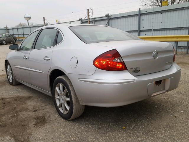 2G4WE537951203624 - 2005 BUICK LACROSSE C SILVER photo 3