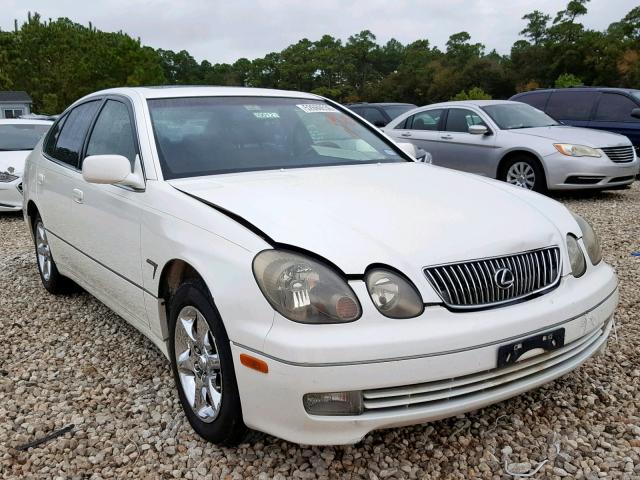 JT8BD69S630184691 - 2003 LEXUS GS 300 WHITE photo 1