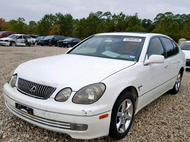 JT8BD69S630184691 - 2003 LEXUS GS 300 WHITE photo 2