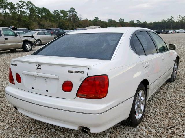 JT8BD69S630184691 - 2003 LEXUS GS 300 WHITE photo 4