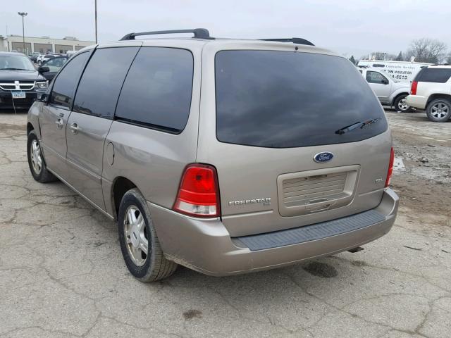 2FMZA52226BA64916 - 2006 FORD FREESTAR S BEIGE photo 3