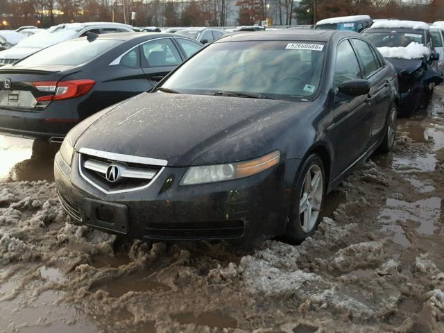 19UUA66284A056456 - 2004 ACURA TL BLACK photo 2