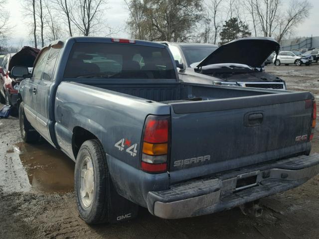 1GTEK19Z26Z254644 - 2006 GMC NEW SIERRA BLUE photo 3