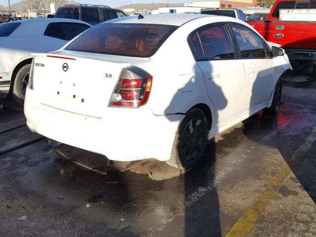 3N1AB6AP1BL720316 - 2011 NISSAN SENTRA 2.0 WHITE photo 4