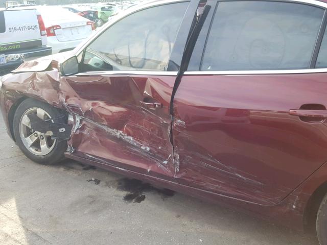 1G11C5SL6FF303606 - 2015 CHEVROLET MALIBU 1LT Марун фото 9