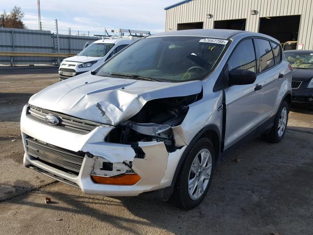 1FMCU0F7XDUA71738 - 2013 FORD ESCAPE S SILVER photo 2