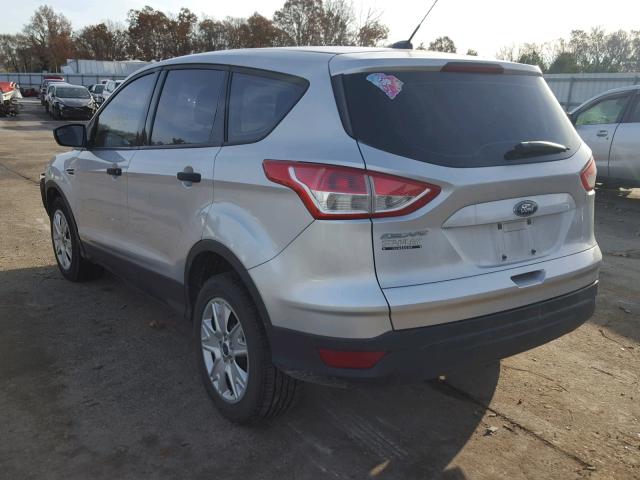 1FMCU0F7XDUA71738 - 2013 FORD ESCAPE S SILVER photo 3