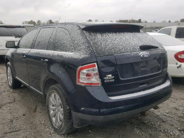 2FMDK39C98BA99045 - 2008 FORD EDGE LIMIT BLACK photo 3