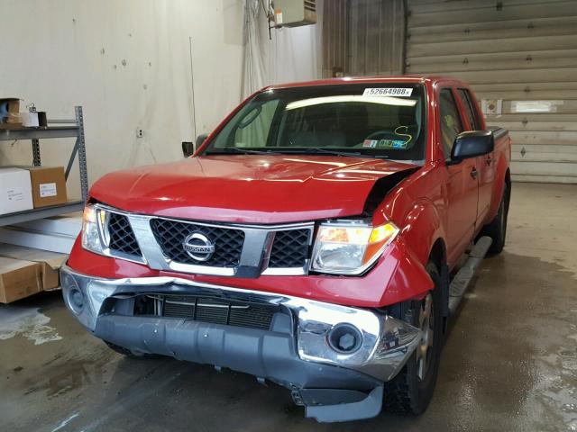 1N6AD09WX7C466668 - 2007 NISSAN FRONTIER C RED photo 2