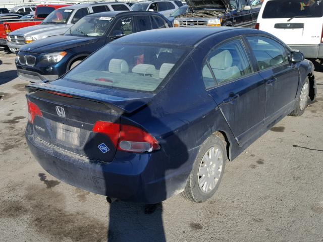 1HGFA465X8L000777 - 2008 HONDA CIVIC GX BLUE photo 4