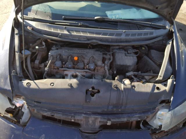 1HGFA465X8L000777 - 2008 HONDA CIVIC GX BLUE photo 7