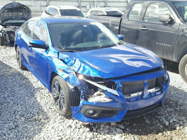 19XFC1F70HE013880 - 2017 HONDA CIVIC EXL BLUE photo 1