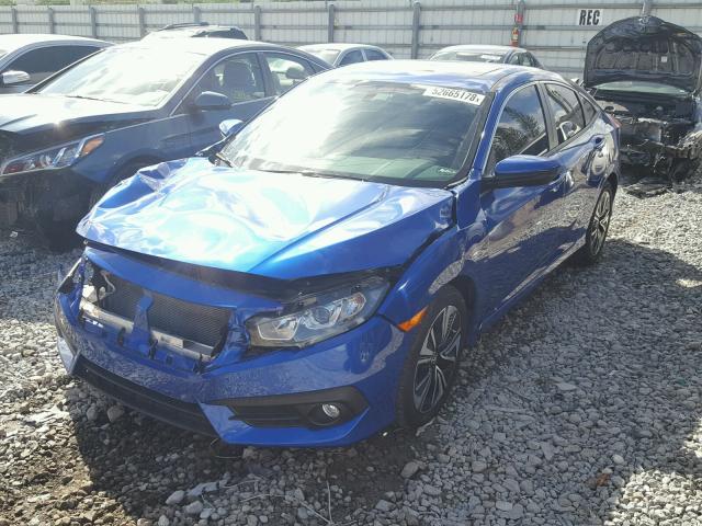 19XFC1F70HE013880 - 2017 HONDA CIVIC EXL BLUE photo 2